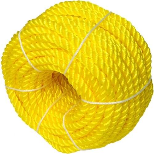 Yellow Nylon Rope Packing Rope Plastic Climbing Rope Plant Sling Binding Rope Greenhouse Rope Polyethylene Fishing Net Line Rope