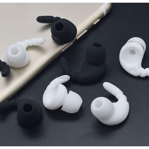 1 Pair Earbuds Cover In-Ear Tips Soft Silicone Skin Ear Hook Durable Earpiece Accessories for JBL Sports Bluetooth Headset