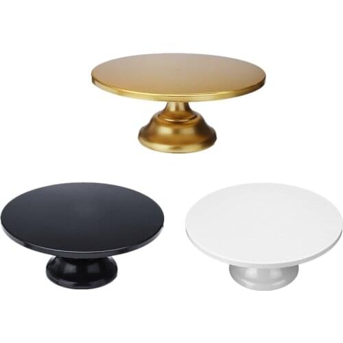 12 Inch Iron Round Cake Stand Cake Plate Pedestal Dessert Holder Wedding Birthday Party