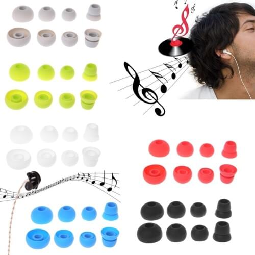 ALITER 4 Pairs Silicone Earbud Tips Replace For Beats Powerbeats 2/3 Wireless Headphone