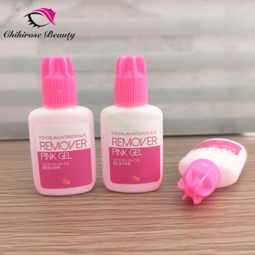5pcs SKY Pink Gel Remover for Eyelash Extension Glue from Korea Removing Eyelash Extensions 15g/Bottle