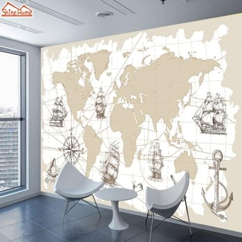 8d Silk Wallpaper 3d Mural Photo Wallpapers for Living Room Contact Wall Paper Papers Home Deor Self Adhesive Murals World Map