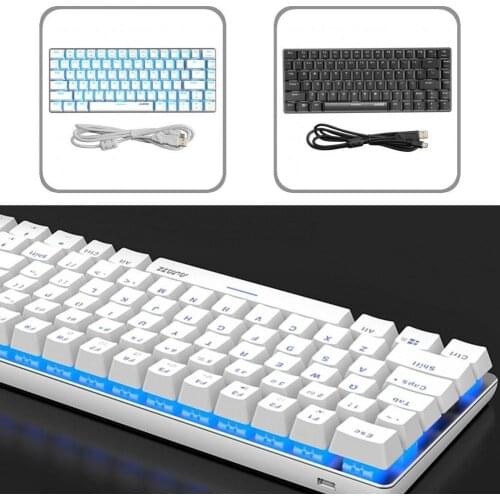 AJAZZ Practical Wide Compatibility Wireless Keyboard 82 Keys Bluetooth-compatible Keyboard Portable for Office