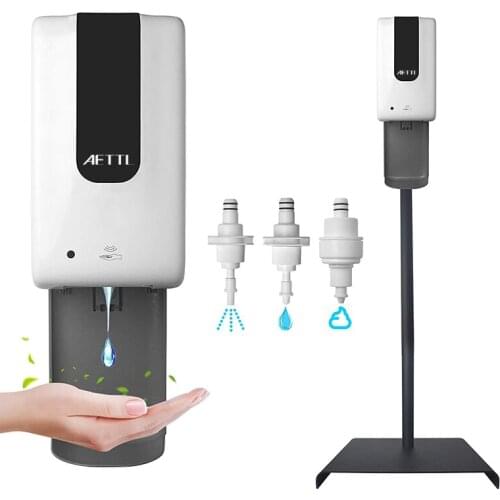 Liquid Automatic Dispenser Automatic Hand Sanitizer Dispenser Free Standing Automatic Liquid Soap Dispenser Movable Standing