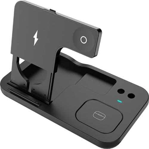 Wireless Charging Stand Folding Fast Wireless Charger for Huawei Mate30 P40 Mate20 Sumsung Galaxy S10