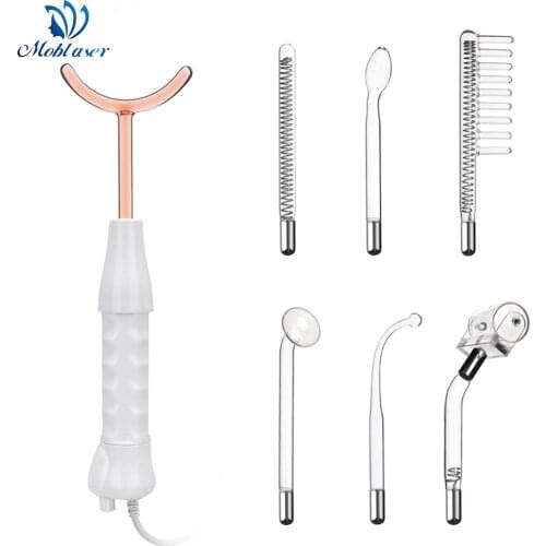 7 in1 Portable Handheld High Frequency Facial Machine Acne Anti-inflammatory Skin Tightening Wrinkles Fine Lines Face Darsonvel