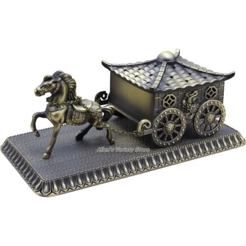 Wagon Coach Carriage decoration Metal Alloy Brass Copper Coil incense Zinc Alloy Censer Thurible burner Incense burner incensory