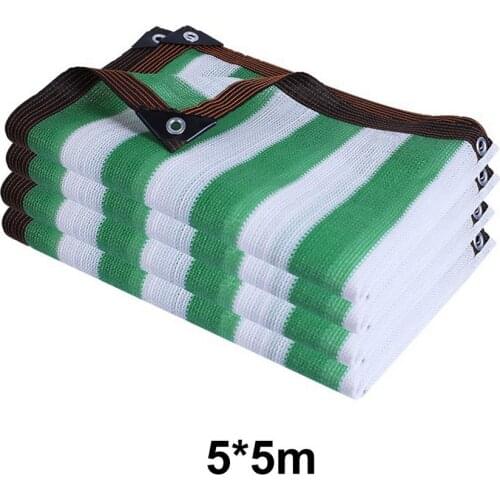 4x4m/5x5m Garden Sun Shade Sail Anti-UV HDPE Outdoor Pool Balcony Patio Tent Canopy Sun Shelters Greenhouse Plants Netting Cloth
