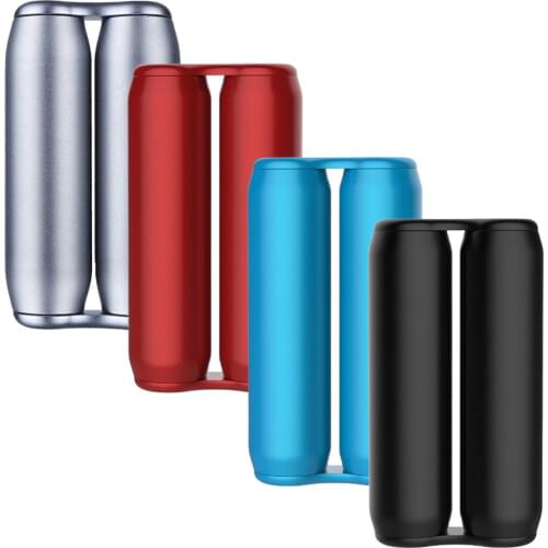 Kids Adults Mini Scrub Aluminum Alloy Fingertip Roller Finger Decompression Roller Flip Wheels Anti Stress Anxiety Massage Toy