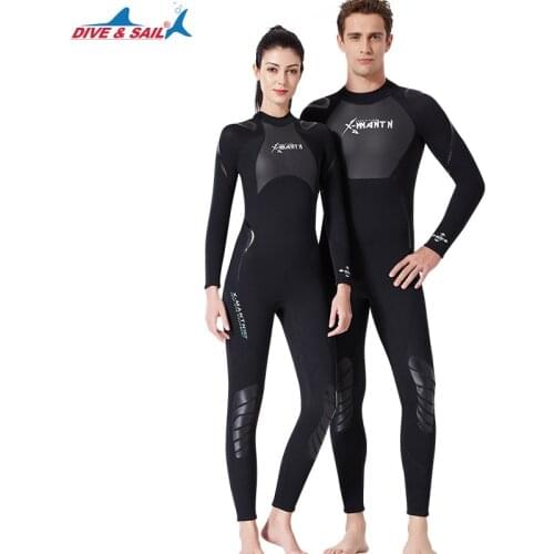 Neoprene One-piece Wetsuits 3MM Dive Skins Outdoor Equipment Water Sports Wet Jump Suits Swimwear Wetsuit Winter For Women & Man