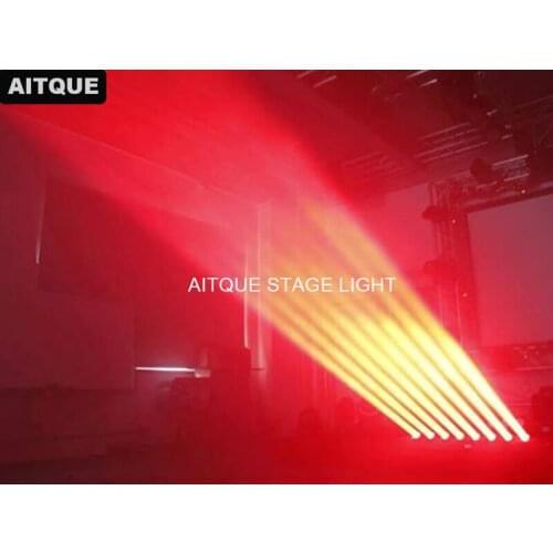 12lot Dj lighting led moving heads professional led sweeper 8x10w rgbw bar dmx moving 8eye moving bar price