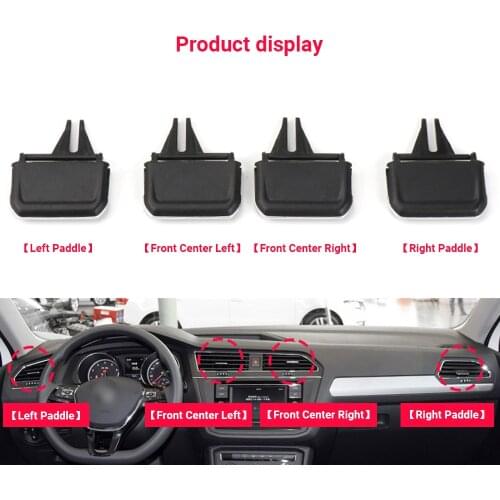 Car Front A/C Air Vent Outlet Tab Air Conditioning Leaf Adjust Clip Repair Kit For Volkswagen Tiguan L 2017 2018 2019 2020 2021