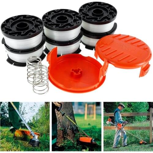 Mowing Line AF100 Coil Cutting Line Mowing Straw Hooded Head Replacement Coil Line String Trimmer Replacement Spool