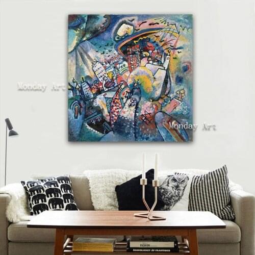Hand Painted Canvas Oil Painting Color cartoon Picture Abstract Wall Art Home Decor Wall Painting For Living Room movie picture