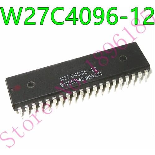 W27C4096-12 W27C4096 DIP-40 IC 256K X 16 ELECTRICALLY ERASABLE EPROM