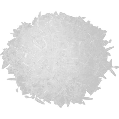 1000 Pcs Laboratory Clear White Mark Printed Plastic Centrifuge Tube 0.5ml