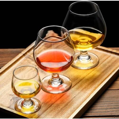 2pcs Glass Red Wine Cocktail Cup for Drinking Set Classic Whiskey Brandy Beer Vodka Goblet Champagne Bar Household Drinkware