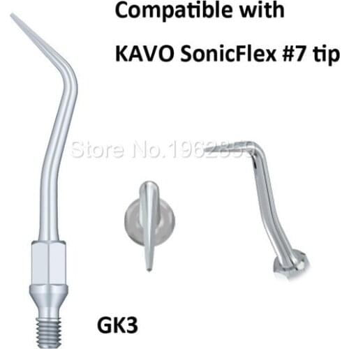 5pcs/lot GK3 Scaler Tips Tools for KAVO Dentist Dentistry Instrument Dental Equipment Ultrasonic Scaling Tip Compatible KAVO
