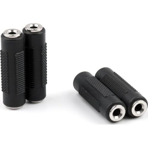 Artudatech 50 Pcs 1/8" 3.5mm Jack Audio Female To Female Stereo Adapter Connectore Plug Parts