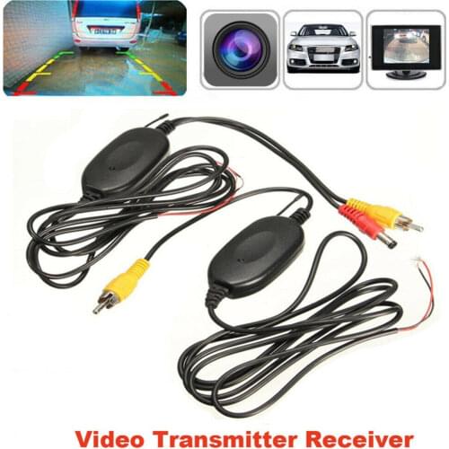 Wireless Receiver 2.4G Wireless Video Transmitter And Receivers Kit Wireless Transmitters For 12V Car Rear View Camera 38dB
