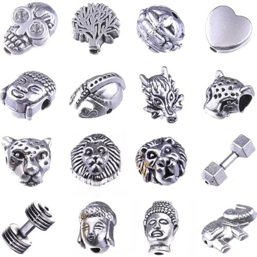 Antique Alloy Spacer Beads For Women Charms Bead Jewelry DIY Jewelry Making Necklace Bracelet Earring Crafts Accessories