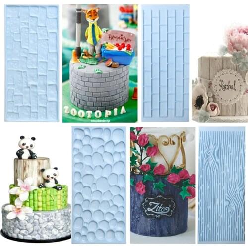 DIY 3D Silicone Chocolate Cake Fondant Mould Sugarcraft Decoration Mold Baking Tools Newest