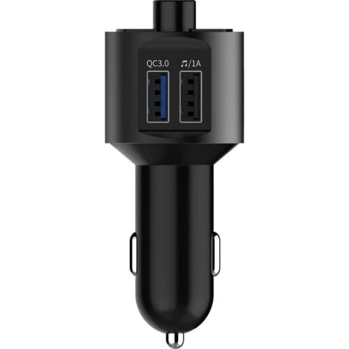 FM Transmitter Aux Modulator Bluetooth-compatible Handsfree Car Kit Car Audio MP3 Player With Quick Charge Dual USB Car Charge