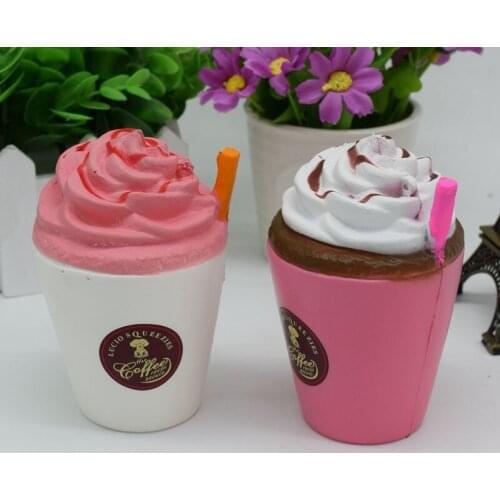 2021 Jumbo Squeeze Toys Children Slow Rising Antistrss Toy Cat Hamburger Fries Stress Relief Toy Funny Kids Gift Toys