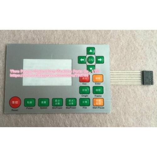 Keyboard Keyboard Membrane for RDLC320-A Laser Controller Panel CO2 Laser cutting engraving machine parts store 736750