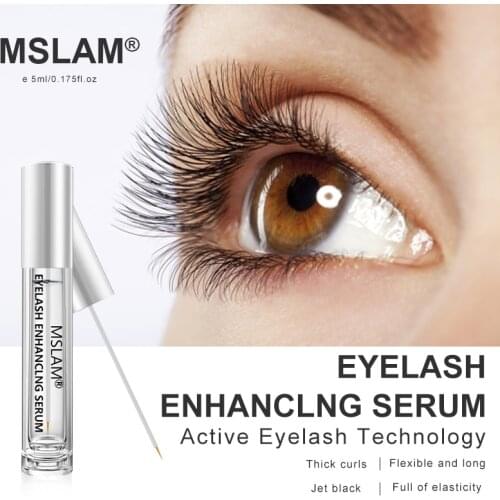 MSLAM Hot New Eyelash Growth Essence Eye Hair Line Growth Liquid Longer Thicker Care Eye Lashes Serum TSLM2