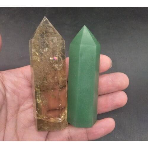 Natural Aventurine wand point citrine wand point healing