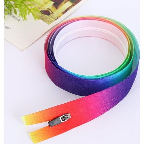New Nylon Seven Color Waterproof Zipper Luggage Waterproof Zipper DIY Invisible Open Zipper Clothing Accessories
