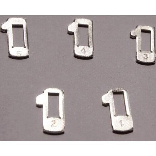 Repair Accessories HY16 Car Lock Reed Locking Plate For Hyundai Elantra Kia K2 K3 Forte Car Lock Reed Total 200PCS(5 models)