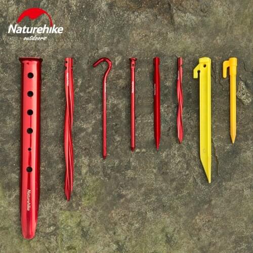 Aluminum Alloy ABS Hiking Screw Tent Stakes For Weatherproof Outdoor Camping Tent Fishing Hunting Adventure And Family Party