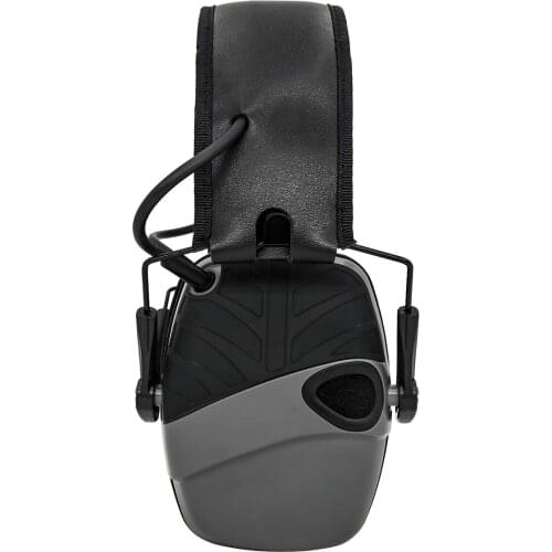 Folding Outdoor Hearing Protection Noise Cancelling Headphones Tactical Electronic Shooting Earmuffs Tactical Headphones Gray