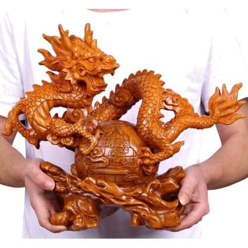 Chinese dragon sculpture statue, Resin modern art sculpture, office dragon craft decoration,High-end home decoration statue