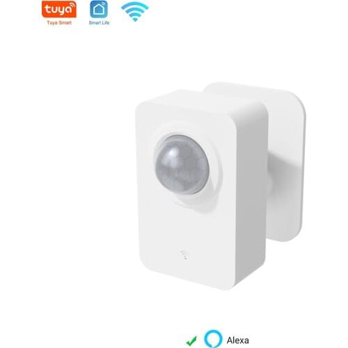Tuya Smart PIR Motion Sensor WiFi for Smart Home Automation Security Alarm System Detector Remote Work With Alexa