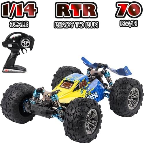 XLF F17 70km/h High Speed Racing Car 1/14 2.4GHz 4WD RC Car for Adults Off-Road Drift Car RTR Brushless Motor Metal Chassis Toys