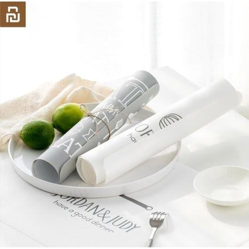 2pcs original youpin PP placemat Thermal insulation anti-slid Soft Can be rolled up Easy to clean 2 colors