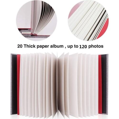 Photo Album Scrapbook Linen Art DIY Memory Book Thick Pages with Protective Film Save Images Permanently,Best Gift Choice