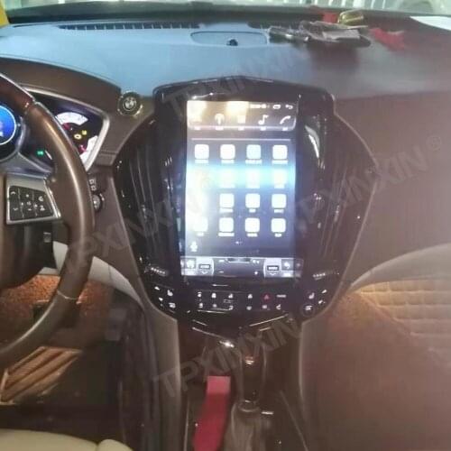 Android 11.0 For Cadillac SRX 2008+ Tesla Radio Vertical Style Car GPS Navigation HeadUnit Multimedia Player Radio Tape Recorder