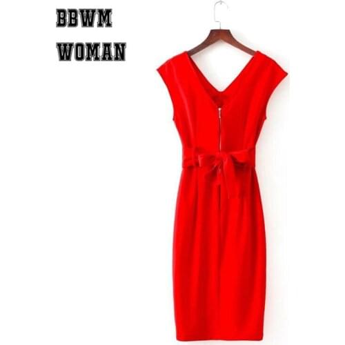 Красные летние платья BBWM WOMAN China At AliExpress