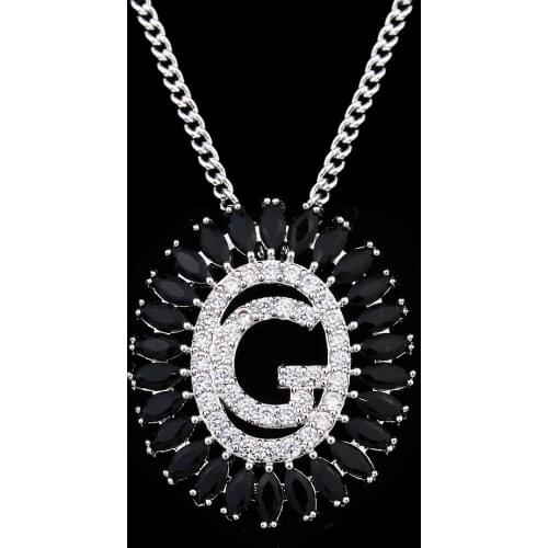 Bettyue New Fashion Neclace For Female Hollow Out Shape Round Jewelry Letter G Zirconia Muliticolors Noble Ornament In Banquet