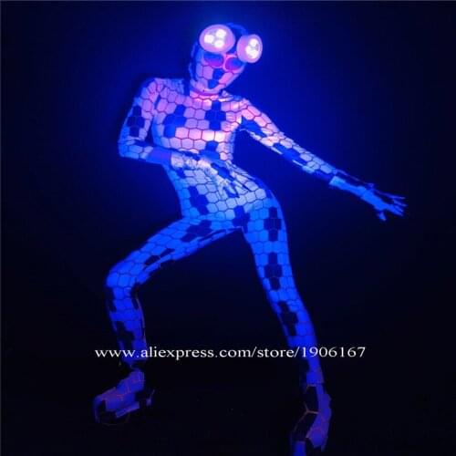 Halloween Python Dance Bodysuit Glasses Models TV Show Stage Performance Ballroom Costume Nightclub Bar Party Snake Clothes