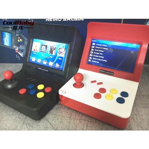 Coolbaby RS-07 4.3inch High-definition Color Screen Mini Handheld Arcade Double Game Console Nostalgic Children Retro game