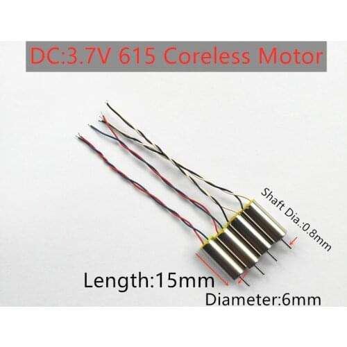 615 Coreless Motor for H36 010 Mini RC Quadcopter Spare Parts CW CCW Motor Electric Motor