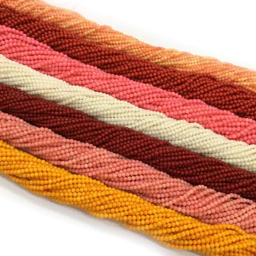 Cylindrical shape loose beads multicolor coral beads isolation beads for Jewelry Making DIY for bracelet necklace Accessories