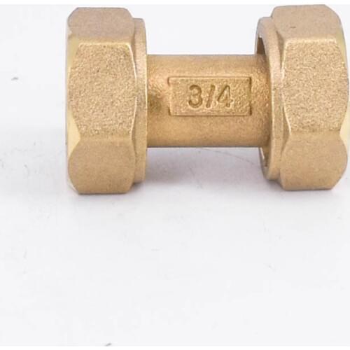 3/4" BSP Female Brass Union Pipe Fitting Water Gas Oil For Water Meter