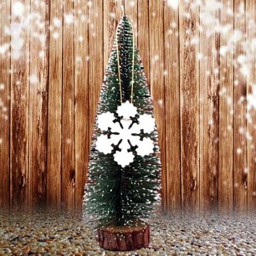 LORA INVITED Silvery Corded christmas Tree Ornament (6 PCS) WHITE 16001 christmas decorations рождественские украшения