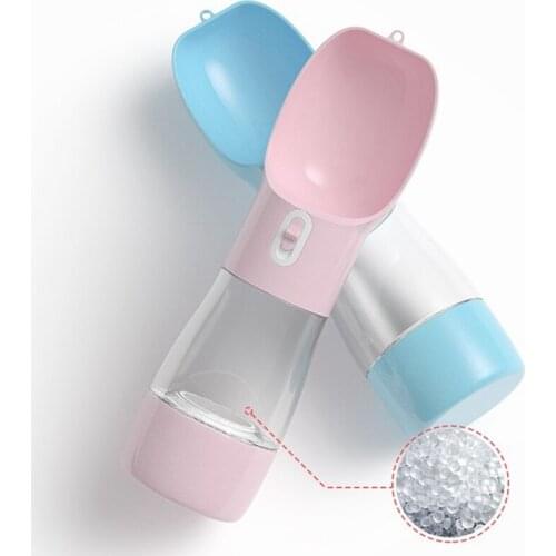Dog Water Bottle For Walking Multifunctional And Portable Dog Travel Water Dispenser Container Suitable For Cats And Puppy